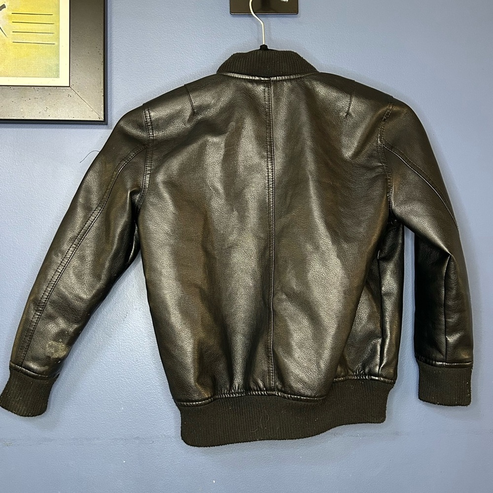 Kid’s Urban Planet Black Bomber Jacket - Picture 2 of 4